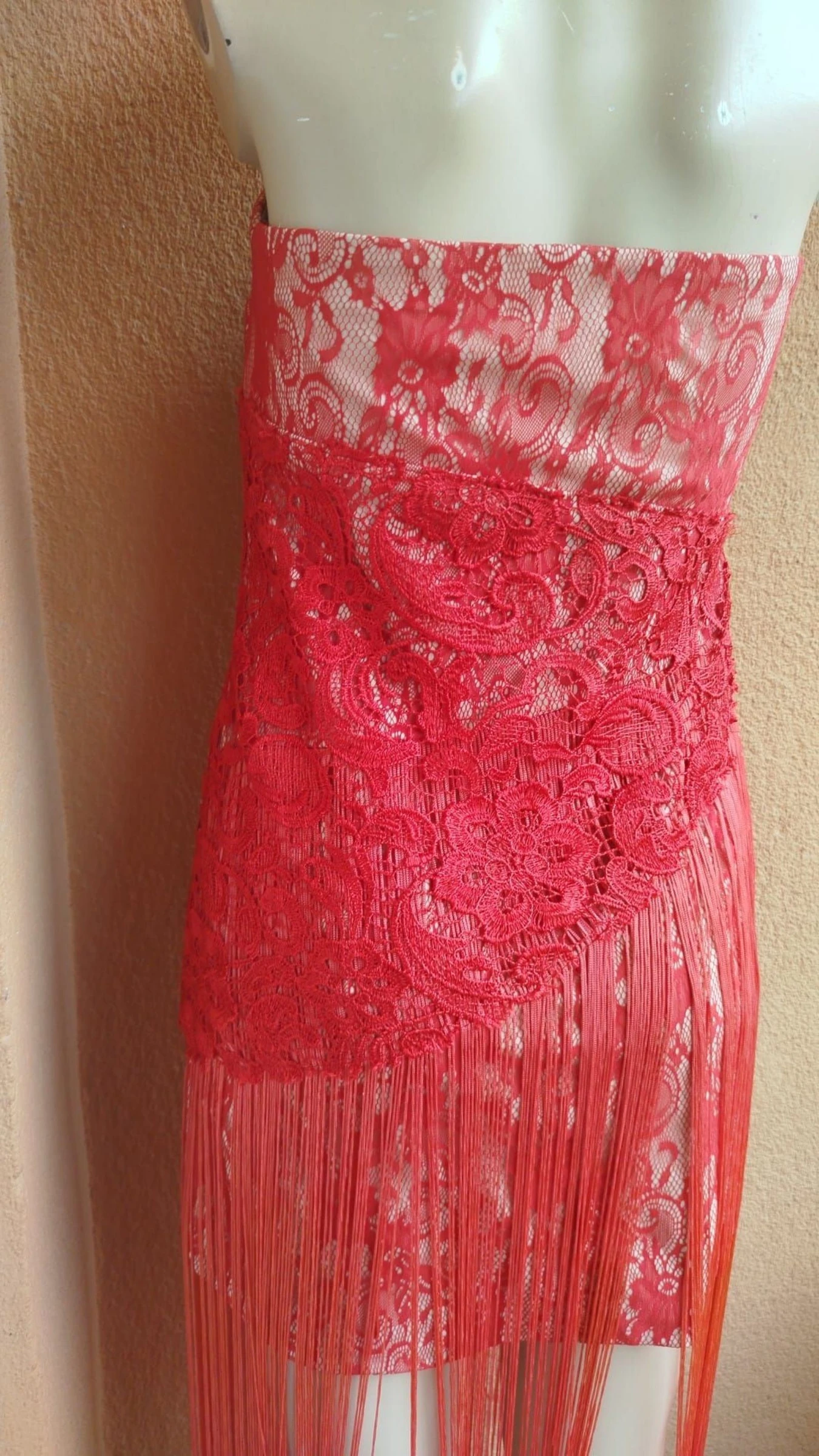 Vestido de renda com franjas tamanho GG marca l b collection 😍 – photo 5